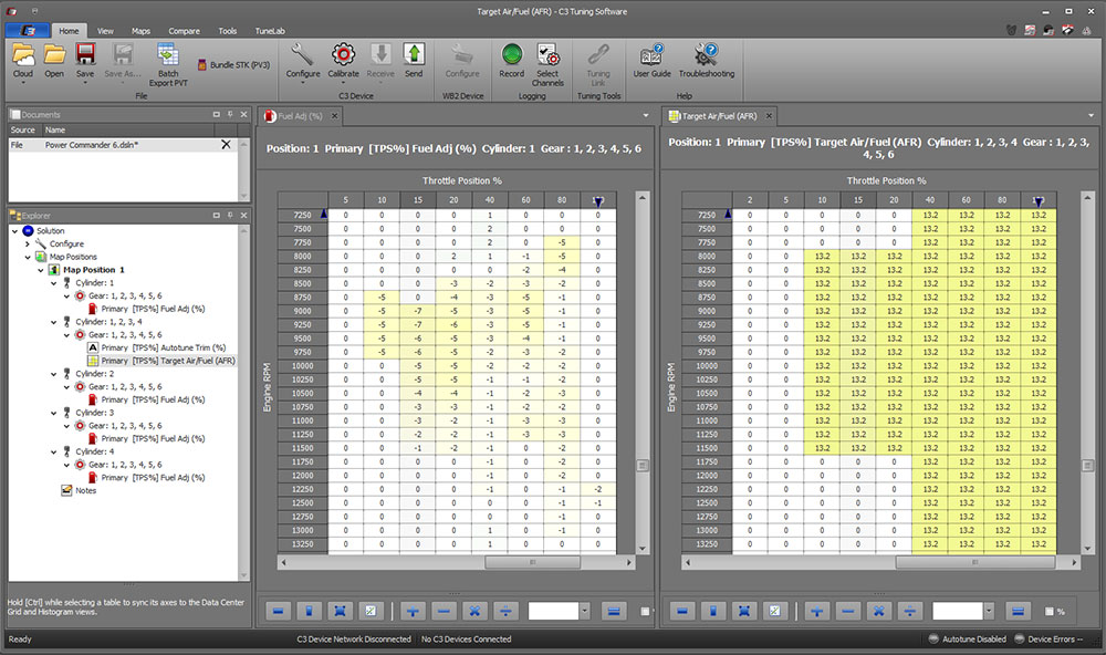 Powercore Software für Powercommander 6