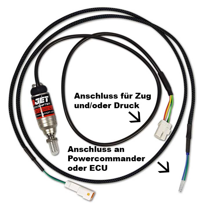 Quickshifter Druck- und Zug-Sensor für Schaltgestänge für Powercommander V oder Blipper