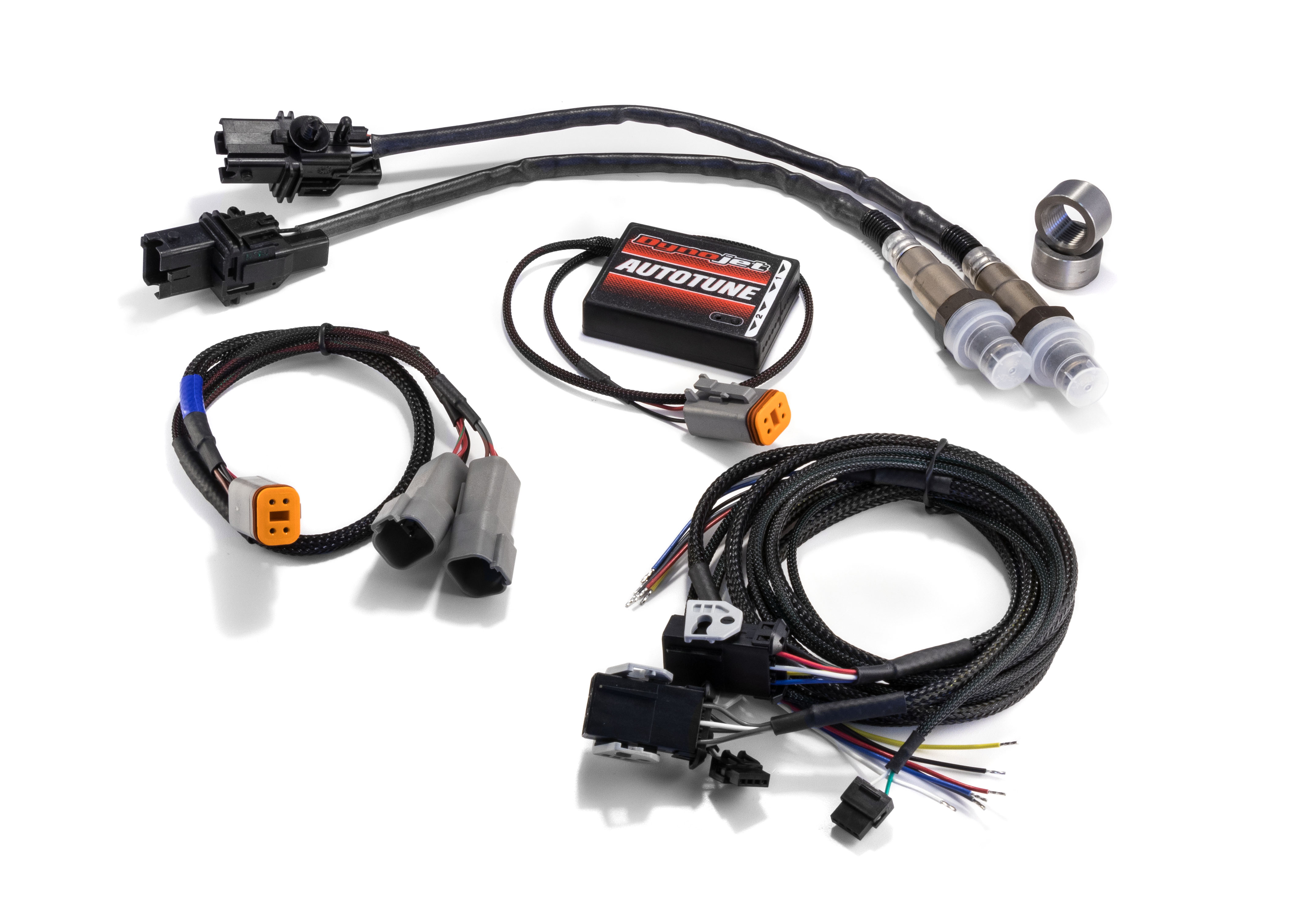 Lieferumfang des Autotune Kits für Powervision an Harley Davidson® Modellen mit Schweißmuffen
