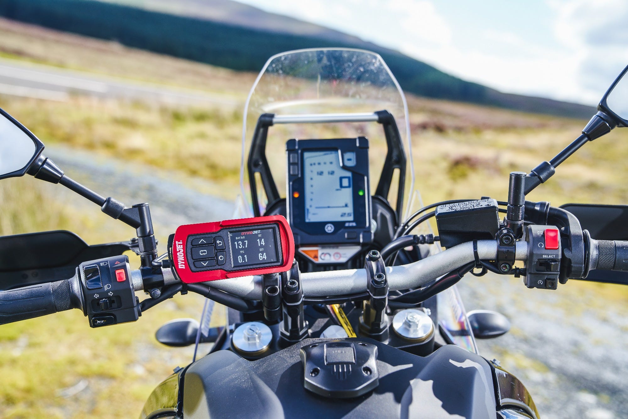 Power Vision 3 zur Abstimmung der Yamaha Tenere 700 19- am Fahrzeug, Halter wird nicht mitgeliefert