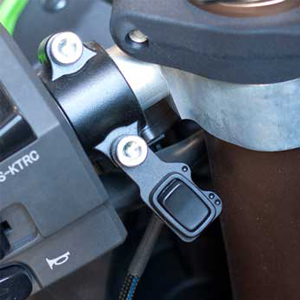 Mapschalter mit Halter zur Lenkerbefestigung